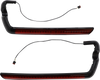 CUSTOM DYNAMICS LED Saddlebag Light - Red - Black 