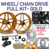 Laguna Gold- Wheels and Chain Drive kit- Full Bagger Package