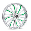 Dillinger Chrome - Green Kolor Pop       (Harley Trike)