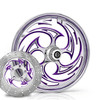 Savage Chrome- Purple  Kolor Pop with matching brake rotor