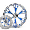 Majestic Chrome- Blue Kolor Pop with matching brake rotor