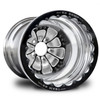 Titan- Deuce- 2 inch Offset- SOLID- Center Beadlock Wheel