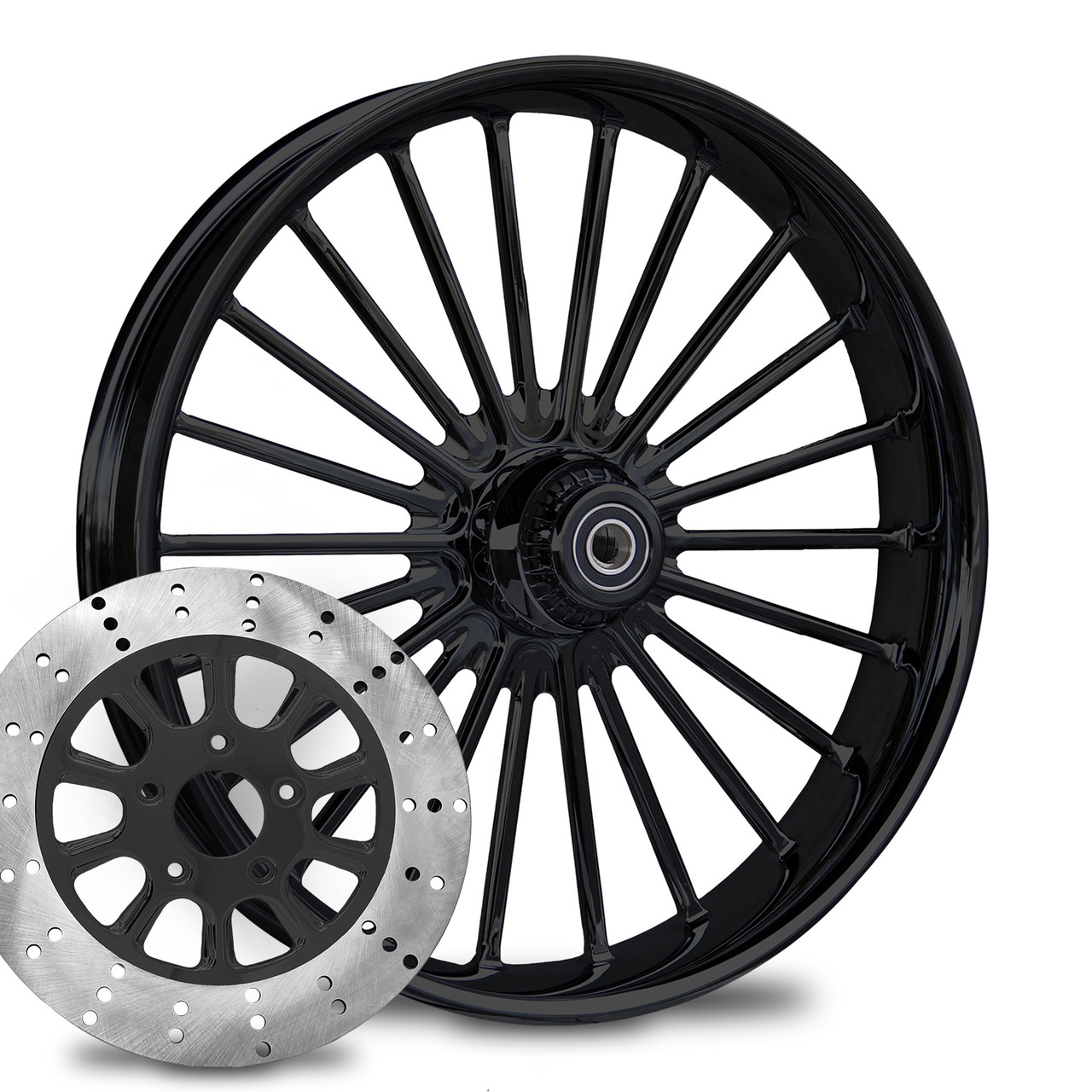 Rc Components Motorcycle Rims Illusion Harley Wheels | Softail, Dyna, V-Rod & Sportster | RC Components