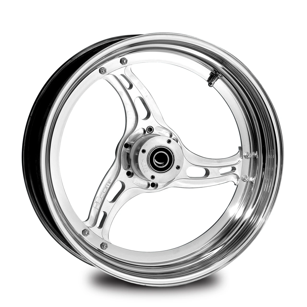 Rc Comp Rear Drag Rims RC Components Rear Drag Race Wheel 17x6.25 / 18x6 – Polished & Raw Finish