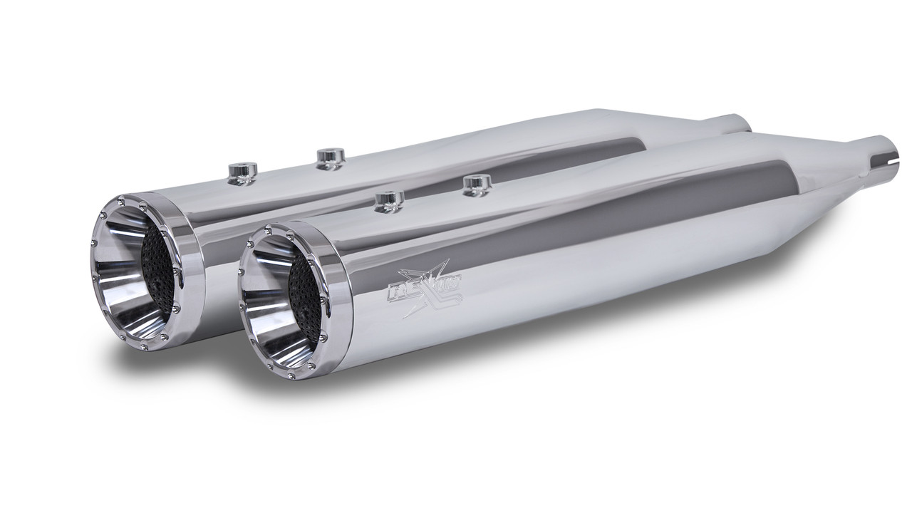 RCコンポーネンツ RCX 4.5インチ スリップオンマフラー ライバル Rcx 4.5 Torx Eclipse Tip Motorcycle Muffler - Find Custom