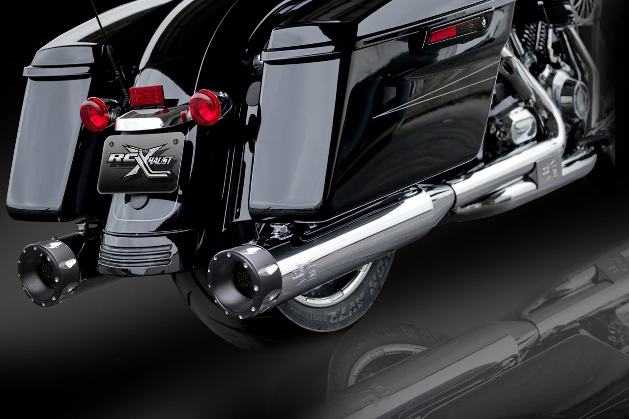 RCコンポーネンツ RCX 4.5インチ スリップオンマフラー ライバル Rcx Rival Eclipse Tip Motorcycle Muffler - Shop For Your Custom