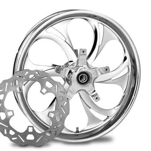 RC Components- Recoil chrome with Chop Cut rotor RC Components- Recoil chrome with Chop Cut rotor