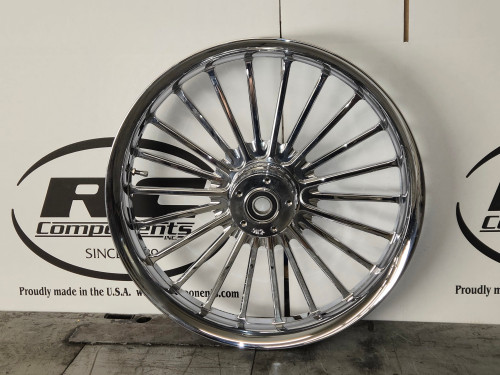 Illusion chrome 19x3" wheel- billet aluminum 
