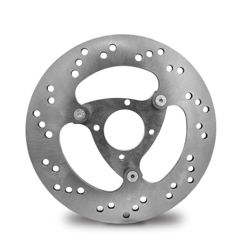 10" 2 piece brake rotor for drag racing (non-floating rotor)