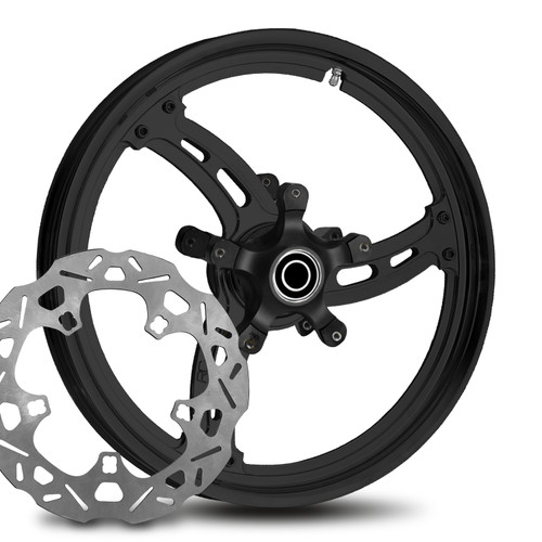 Imposter black with Chop Cut performance brake rotor