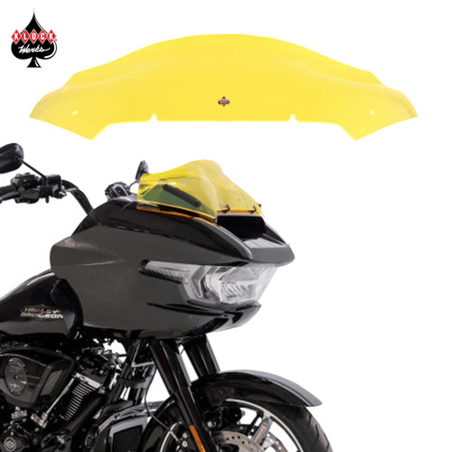 Klock Werks Kolor Flare 8.0" Windshield - Yellow Ice ('24+ Road Glide)