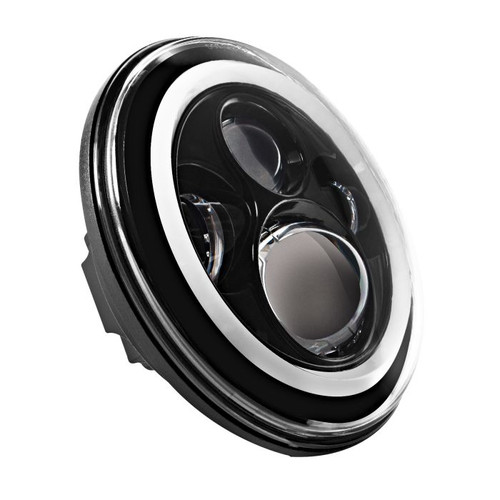 7" LED Black HALOMAKER® Headlight (Daymaker Replacement) for Harley® Touring & Softail