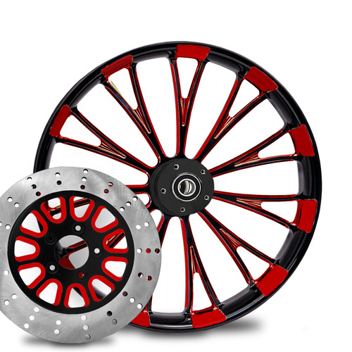 Dynasty Red Eclipse- Kolor Pop with matching 2-piece floating rotor