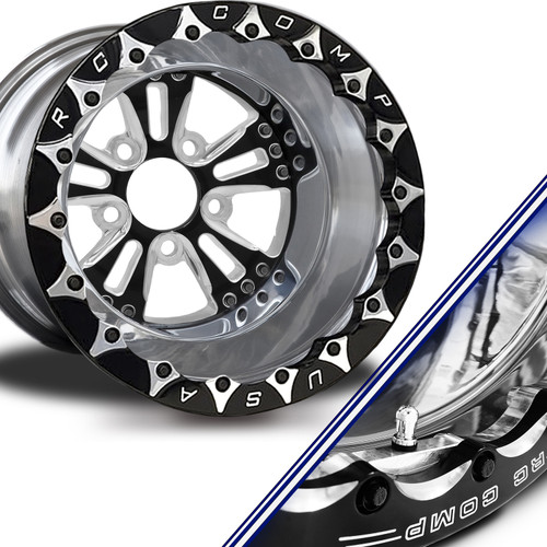 Fusion- double beadlock - Liner wheel with Heathen Eclipse Beadlock ring