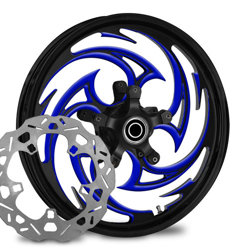 Savage Blue Eclipse- Kolor Pop with Chop Cut performance rotors