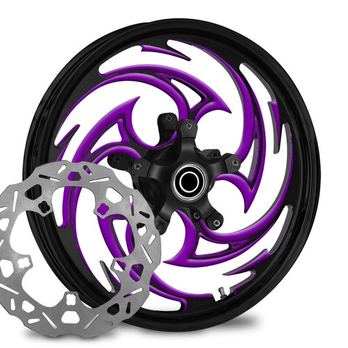 Savage Purple Eclipse- Kolor Pop with Chop Cut performance rotor