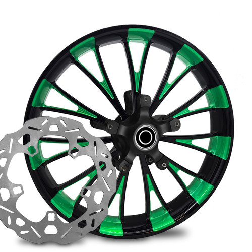 Dynasty Green Eclipse- Kolor Pop with Chop Cut performance rotors