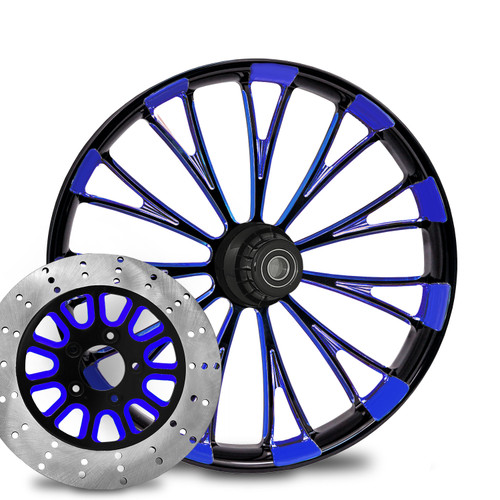 Dynasty Blue Eclipse- Kolor Pop with matching 2-piece floating rotor