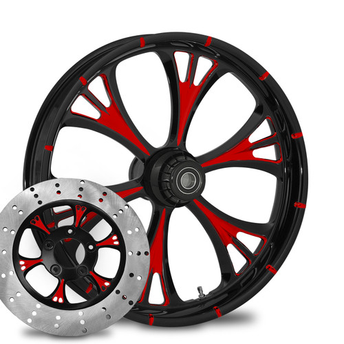 Majestic Red Eclipse - Kolor Pop with matching 2-piece floating rotor