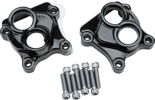 HardDrive Twin Cam Tappet Cover Set in Black for Harley