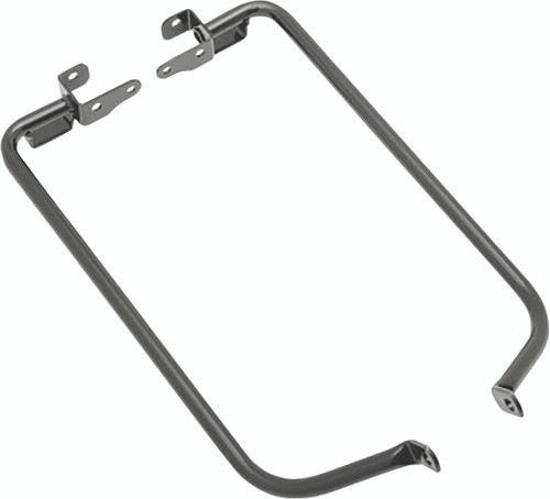 HardDrive Saddlebag Support Bracket Kit in Black for Harley Davidson 