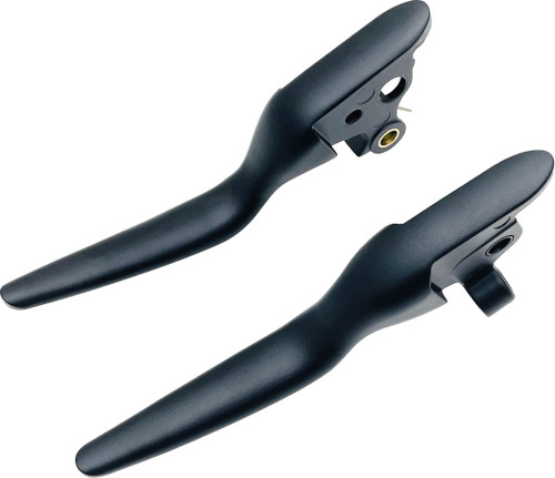 HardDrive LSR Lever Set - '21-25 FLH- Chain Drive Clutch- Matte Black