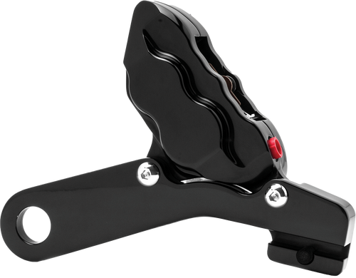 Hawg Halters Inc RKHTAB548 4-Piston Rear Caliper Kit in Black for 2008 and Up Models