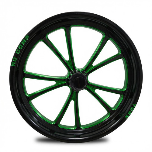 Torx- Green Eclipse - Kolor Pop - Spindle Mount