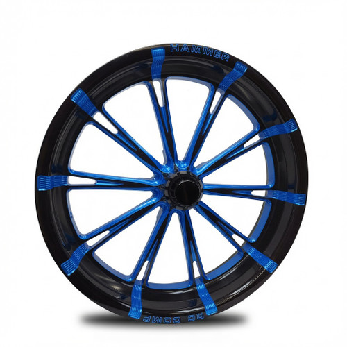 Hammer- Blue Eclipse - Kolor Pop - Spindle Mount