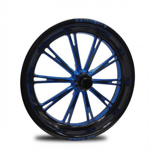 Hammer S- Blue Eclipse - Kolor Pop - Spindle Mount