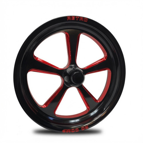 Retro- Red Eclipse - Kolor Pop - Spindle Mount