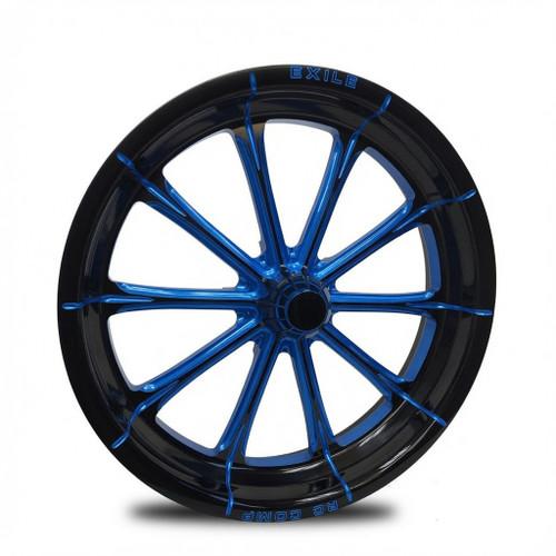 Exile- Blue Eclipse - Kolor Pop - Spindle Mount