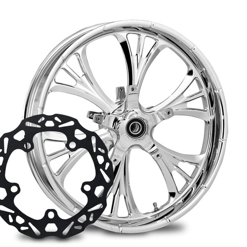 Majestic Chrome with Black Ti Chop Cut Performance Rotors