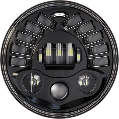 CUSTOM DYNAMICS 7-Inch, Pro Beam Adaptive Headlight with Adapter – Black 