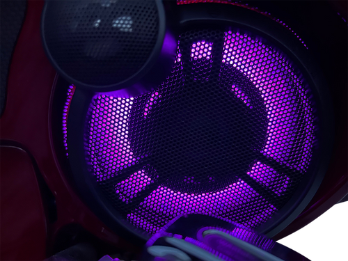 CUSTOM DYNAMICS ProGLOW™ Speaker Light for Harley-Davidson Boom!™ Audio Speakers -Chrome