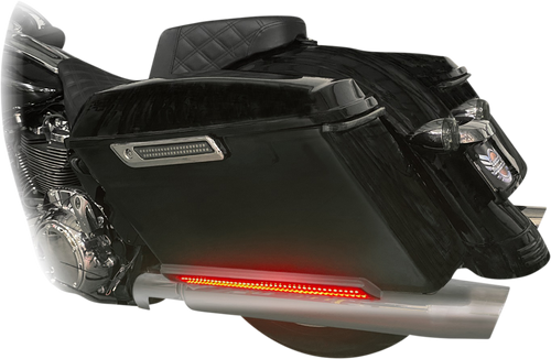 Custom Dynamics LED Saddlebag Light - Smoke  on bike