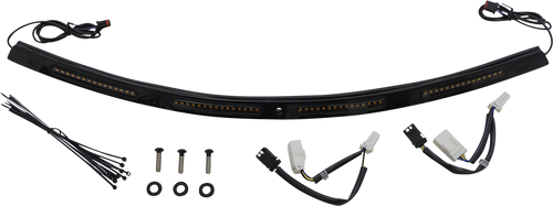 CUSTOM DYNAMICS Windshield Trim Sequential Turn Signals - Black 