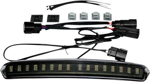 CUSTOM DYNAMICS Tour Pack Lid Light - Chrome/Smoke - for Harley-Davidson Tour Packs