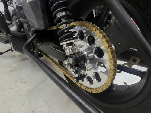 Internal cush chain drive conversion