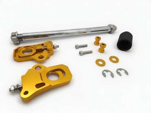 Pro Performance Rear Axle Kit- Harley Touring ('09-'26) -Gold Adjuster Mounts