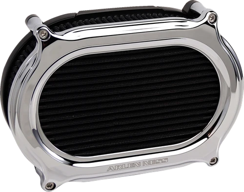 Arlen Ness Performance Air Filter Kit - Stage II for Harley-Davidson M8 Engines - Chrome 