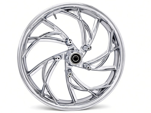 21x3.5" Flux- Chrome- Street King FLH Wheel