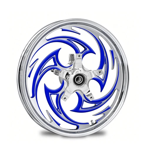 Savage Chrome -  Blue  Kolor Pop  - stock rotors
