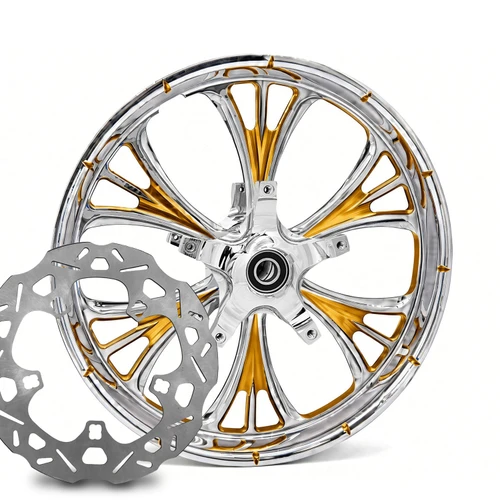 Majestic  Chrome Gold Kolor Pop  with Chop Cut performance rotors