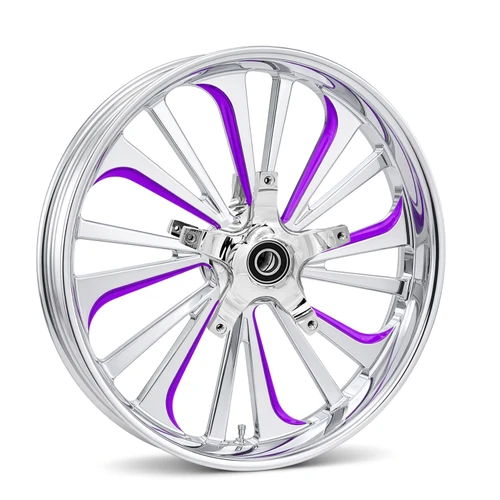 Dillinger Chrome-  Purple Kolor Pop - stock rotors