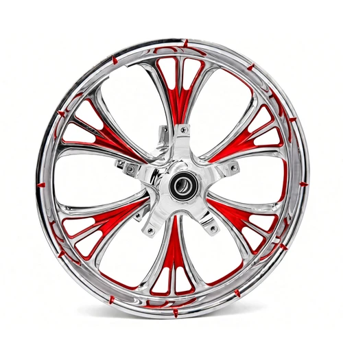 Majestic Chrome - Red  Kolor Pop       (Harley Trike)