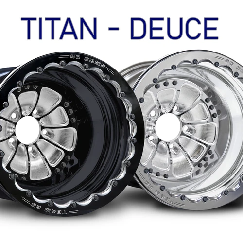 Titan- Deuce- 2 inch Offset- SOLID- Center Beadlock Wheel