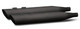 RCX Exhaust 4.0" Down Slash Slip-on Mufflers, Ceramic Black.