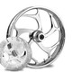 RC Components- Torsion chrome with matching rotor