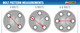 Street Fighter - 17x11" Torx Eclipse-Beadlock (pair of wheels)